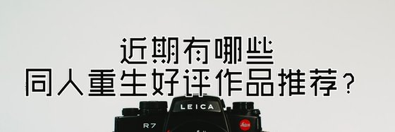 近期有哪些同人重生好评作品推荐？